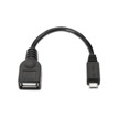  Cable USB 2.0 Otg, Tipo Micro B/m-a/h, 15CM
