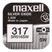 Pilas Maxell Micro SR0516SW Mxl 317 1,55V
