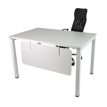 Mesas de Oficina 1600x800x750mm Con Panel Daisy Qualita