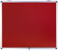 Vitrinas Interior 1142x953mm Fieltro Articulada Arriba Enclore Rojo