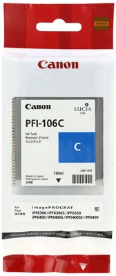Cartuchos de Tinta Canon PFI-106C Azul