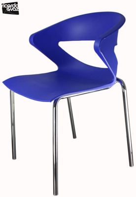 Cadeiras de Escritorio Visitante Azul Alma