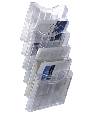 Portafolletos Archivo 2000, A4 Vertical, 6 Compartimentos (acrílico)