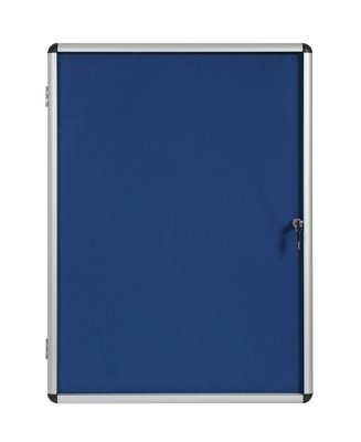 Vitrinas Interior 367x500x35mm Feltro Enclore Azul