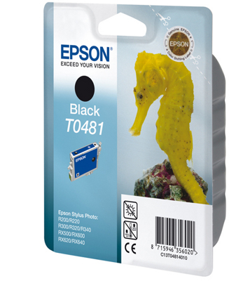 Cartuchos de Tinta Compatibles Epson Negro T0481
