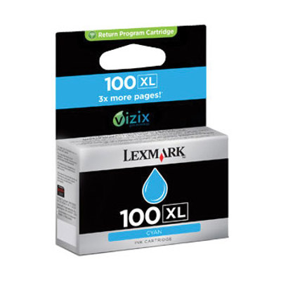 Tinteiro Lexmark Nº100XL Azul 14N1069E