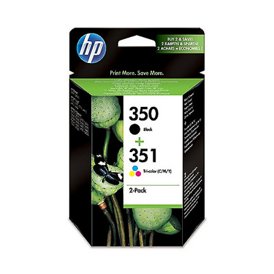 Cartuchos de Tinta HP Pack 2 Negro Y Color SD412E - (350 + 351)