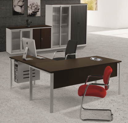 Mesas de Oficina C/ Alargue 1800x800x740mm Cartesius