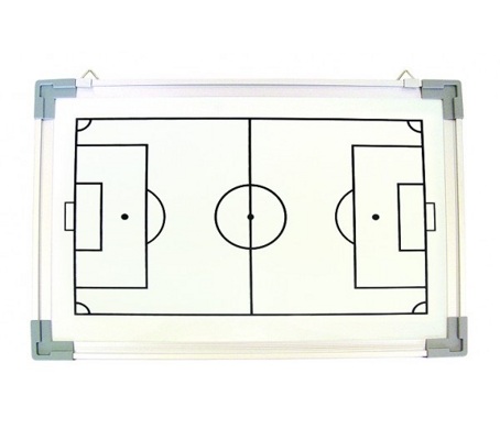 Pizarras Blancas Táctico Magnético 60x90cm Fútbol Acero Vitrificado