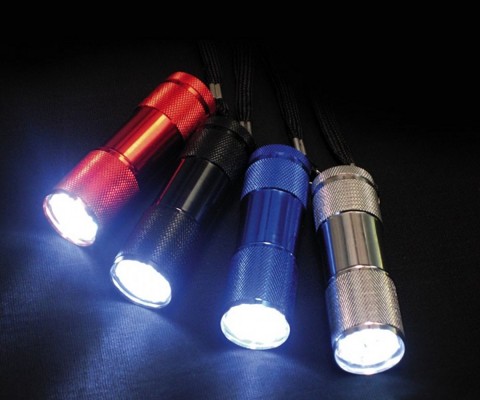 Expositor C/ 9 Linternas LED Torch-light
