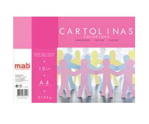 Cartulinas A3 Mab 10 Hojas Colores Surtidas