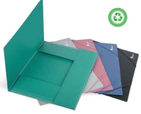 Dossier com Elástico A4 Plástico Basic Verde