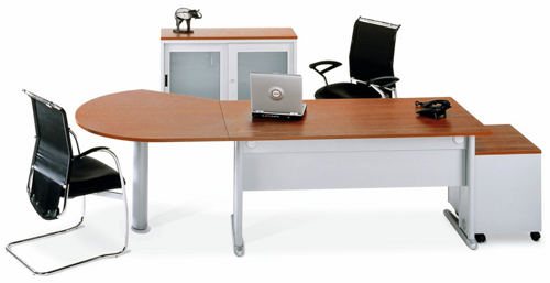 Mesas de Oficina C/ Gota D'água 1400x650x760mm Aura
