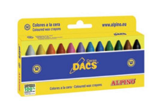 Ceras Dacs 12 Colores Intensas Pack 10 Cajas