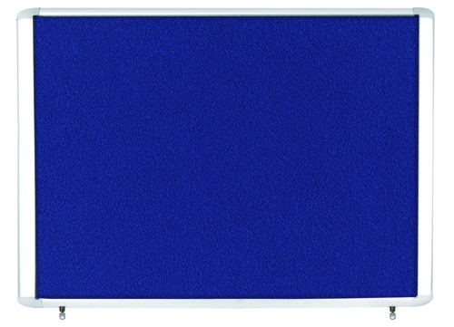 Vitrinas Exterior 978x973mm Feltro Resistente às Intempéries Mastervision Azul