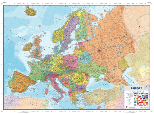 Plannings Mapa Europa 90x120cm