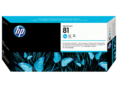 Cabezal de Impresión Y Limpieza HP Azul C4951A - (81)