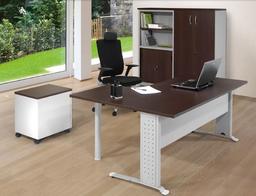 Mobiliario de Oficina Completo 4 Pieças Ofy Compact 1400