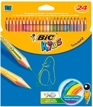 Lápices de Color 24 Colores 17cm Bic Kids Tropicolors 2
