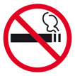 Etiquetas de Señalización Prohibido Fumar 114x114 mm Apli