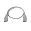 Cable USB 2.0, Tipo A/h-a/h, 0.5 M