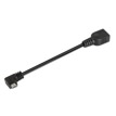Cable USB 2.0 Otg ángulo, Tipo Micro B/m-a/h, 15CM