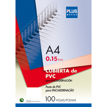 Cubierta Plus Pvc A4 0,15mm Tran/100u