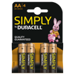 Pilas Duracell Simply AA