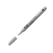 ROTULADOR MARCADOR PLUS OFFICE METALICO COLOR PLATA TRAZO 0,7MM