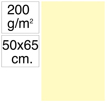 Cartulina Campus 50x65 180g Crema