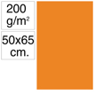 Cartulina Campus 50x65 180g Narnja