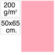 Cartulina Campus 50x65 180g Rosa