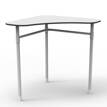 Mesa Fixa Desk 71x71x70-76-82cm