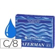 Recambio Waterman Cartuchos Tinta Negro