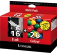 Cartucho de Tinta Lexmark Negro Y Colores Alta Capacidad 80D2126 (16 - 26)