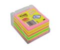 Notas Reposicionables Cubo 450 Hojas Néon 76x76mm C/ Base Post-it