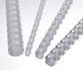 Canutillos de Plástico 12mm Blanco 90 Hojas / 100u