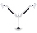 Soportes Monitor de Mesa 15 - 32" M Vesa Gas Lift Dual Blanco Multibrackets 2 Pantallas