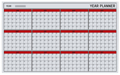 Plannings Magnético Cristal 48x78cm Anual