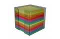 Cubos para Blocs de Notas Transparente Colorido C/ 700 Hojas