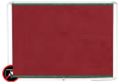 Vitrinas Interior 978x673mm Tecido Retardadora de Chama Mastervision Rojo