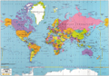 Plannings Mapa de Mundo 90x120cm