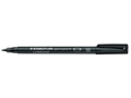 Marcadores Permanentes Staedtler Lumocolor 1mm Negro