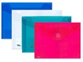 Envelope Plástico Con Cierre de Velcro A4 333x235mm Azul