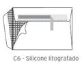 Sobres C6 Silicona Litografiado 114x162mm 90Gr