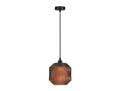 Lamp.techo Vidr.rombo Marron