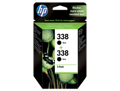 Cartuchos de Tinta HP Pack 2 Un. Negro CB331E - (338)