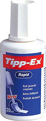 Correctores Líquidos Pincel Rapid 20ml Tipp-ex