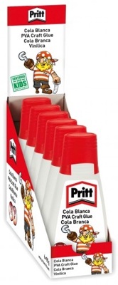 Expositor C/ 6un. Cola Blanca 40g Pritt