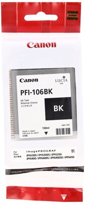 Cartuchos de Tinta Canon PFI-106BK Negro